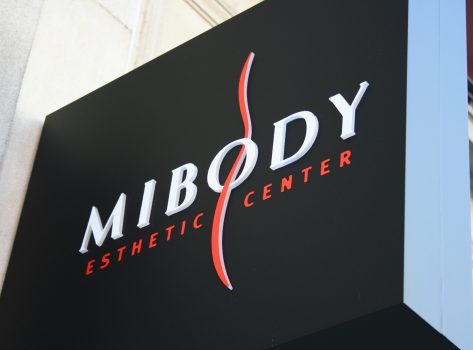 Retolació exterior de Mibody Esthetic Center