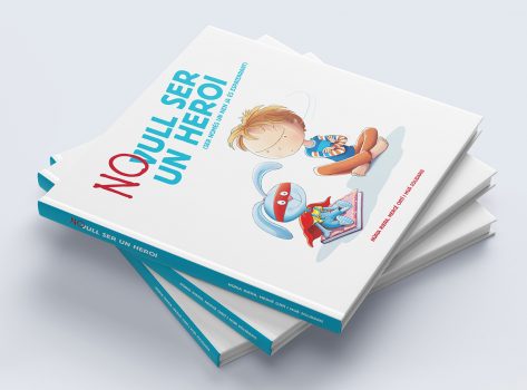 Il·lustració del llibre solidari No vull ser un heroi