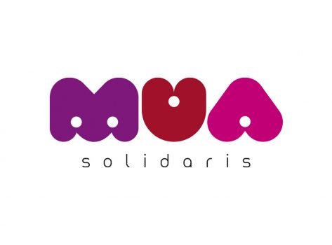 Logotip de Mua Solidaris per a la lluita contra el càncer infantil